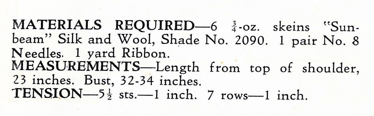 Ladies Bed Jacket Pattern, 1930's Knitted Bed Jacket, Instant Download