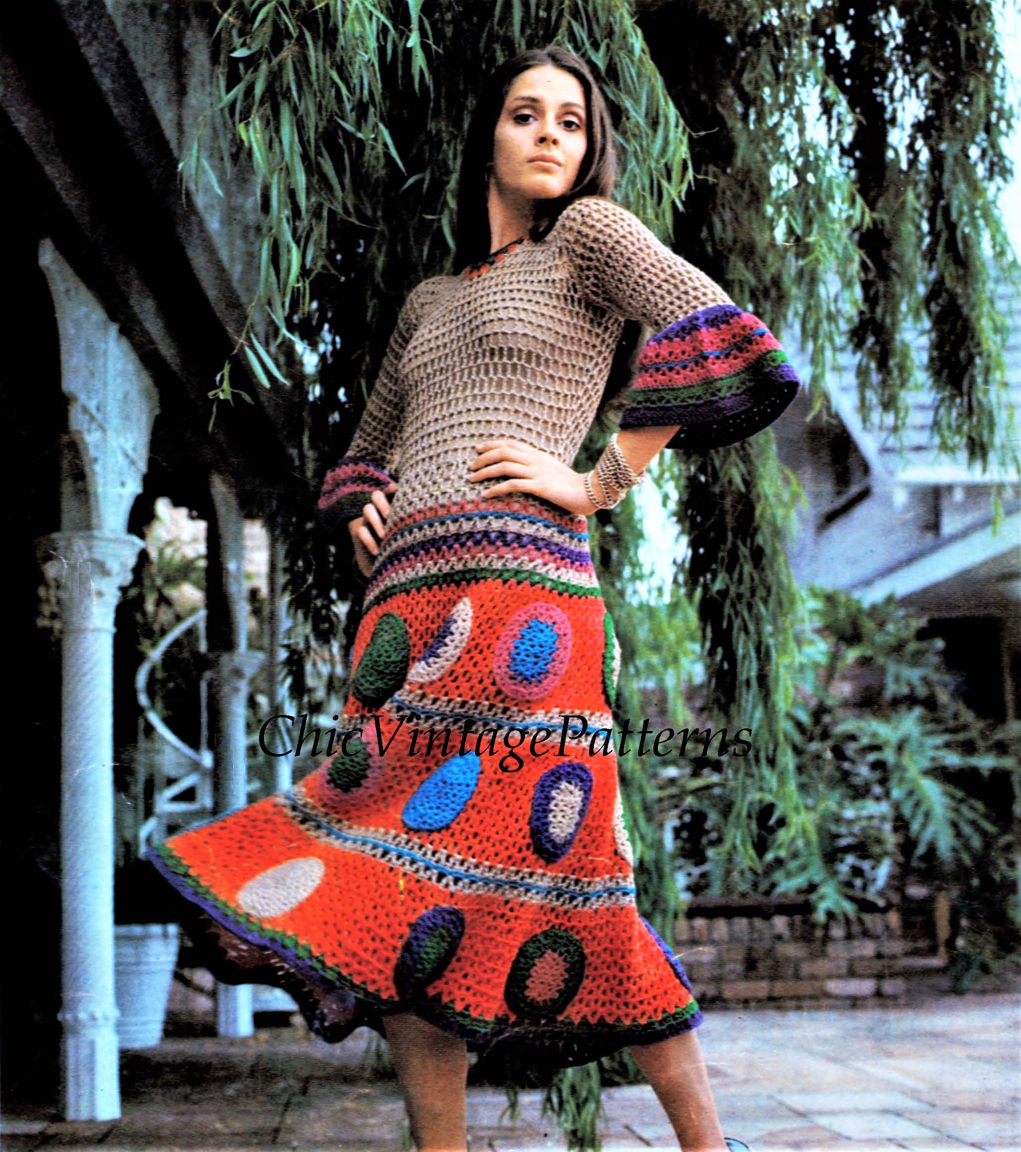 gypsy crochet dress Surf Gypsy Brown Mixed Shell Crochet Detail V-Neck Dress Small