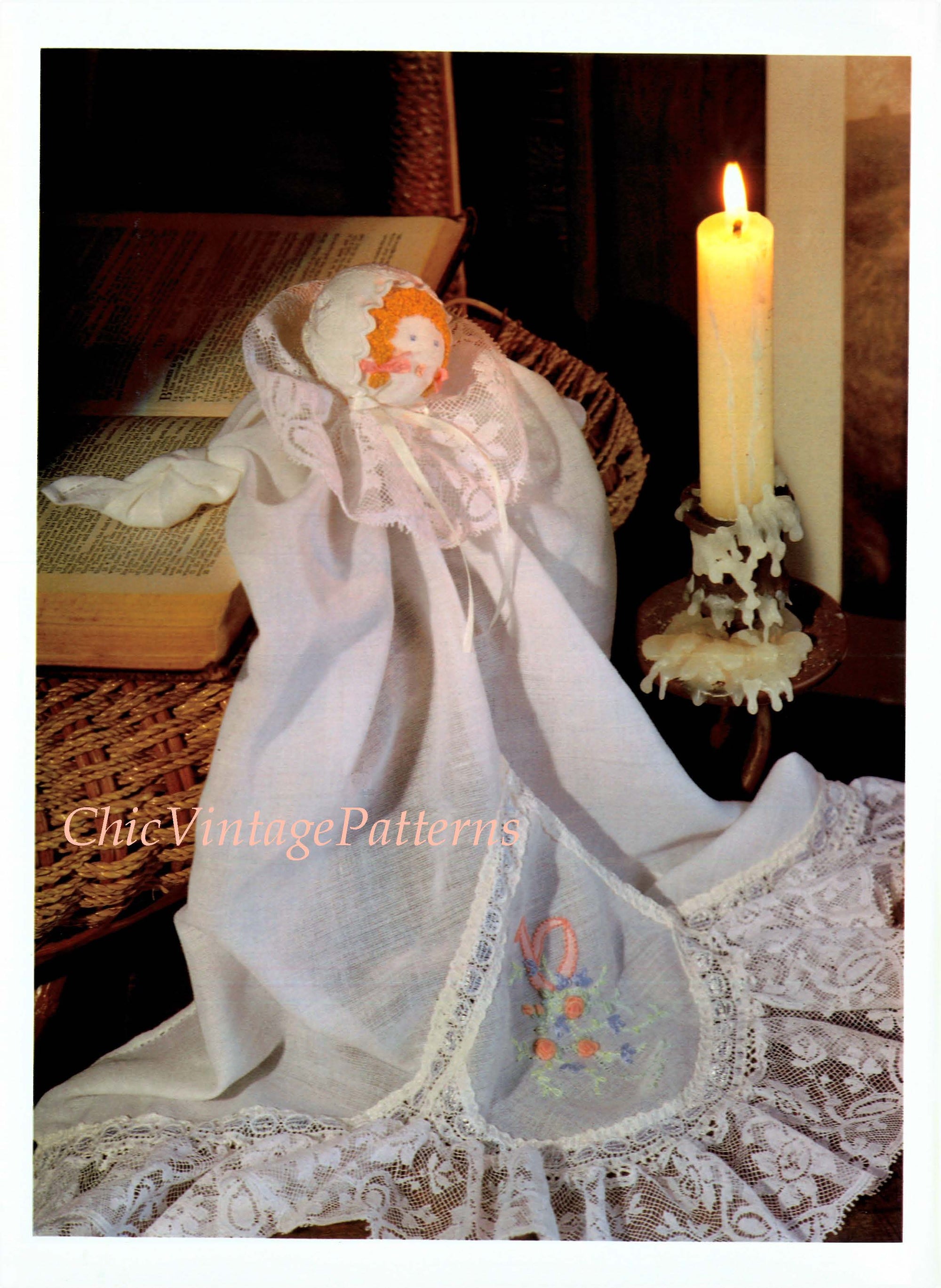 Heirloom Church Doll Sewing Pattern, Digital Download