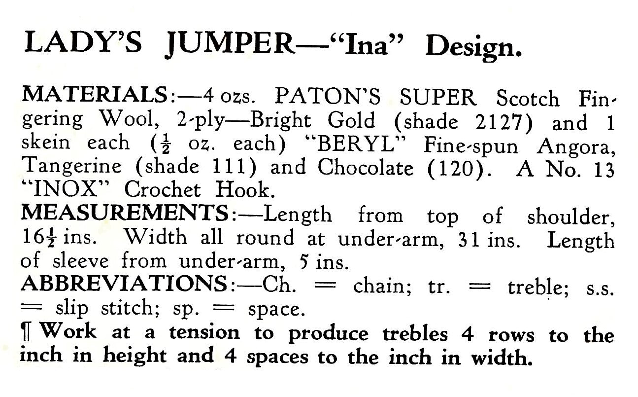 Ladies Top Crochet Pattern, 1930's Blouse, Digital Pattern