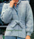 Knitted Ladies Jacket Pattern, Elegant Tie Waist, Instant Download