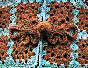 Crochet Cloak Pattern, Ladies Granny Square Pattern, Instant Download