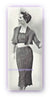 Ladies Knitted Dress and Short Jacket Pattern, 1950's, Instant Download