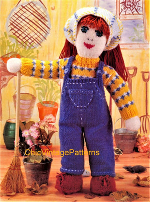 Bundle of Knitted Doll Patterns, Instant Download