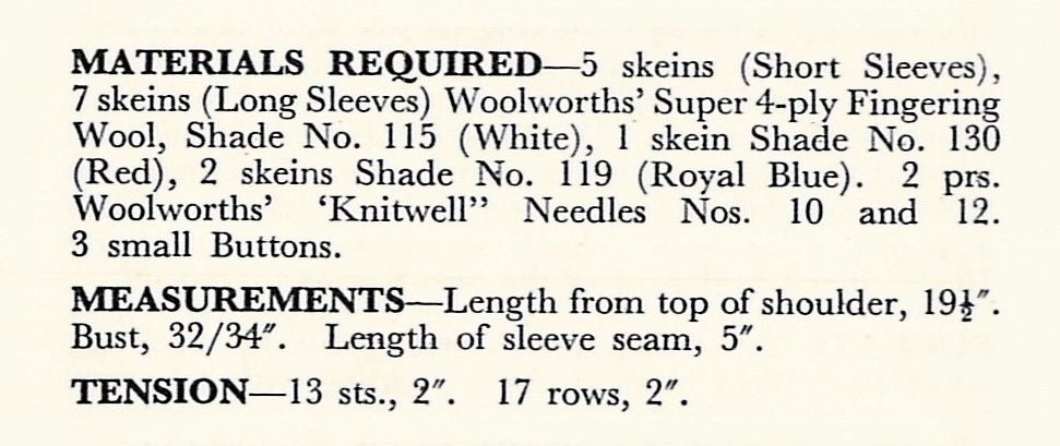 Ladies Knitted Sweater Pattern, Vintage 1940's, Digital Download