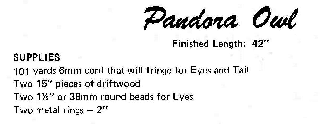 Macrame Owl Wall Hanging Pattern, Digital Download Pattern