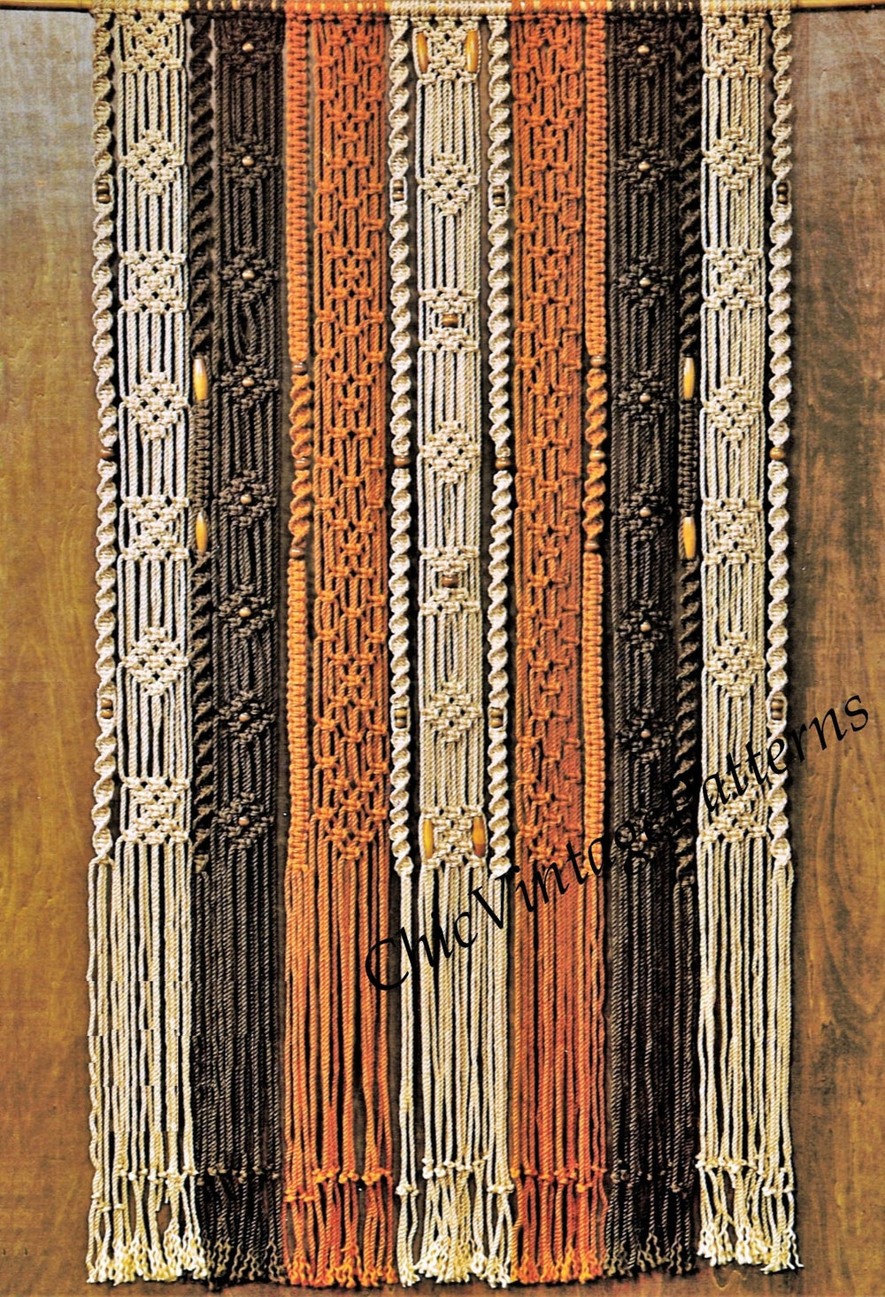 Macrame Pattern Paper Macrame Patterns - ChicVintagePatterns