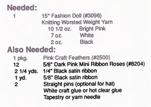 Dolls Dress Pattern, PDF Crochet Pattern, 15" Doll, Period Dress