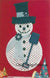 Christmas Wall Hanging, Macrame Snowman Pattern, Digital Download