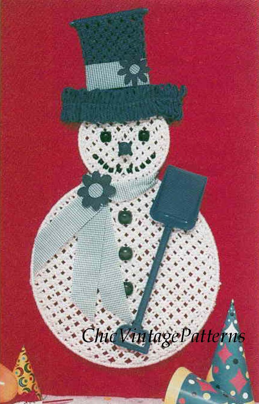 Christmas Macrame Snowman Pattern, Wall Hanging, Digital Pattern