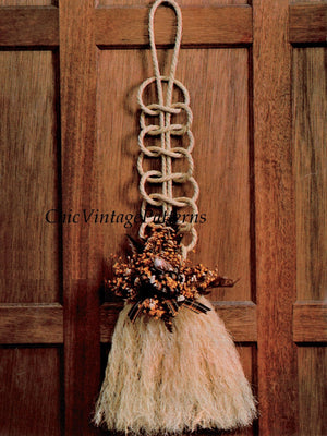 Easy-to-Make Macrame Wall or Door Decoration, Instant Download