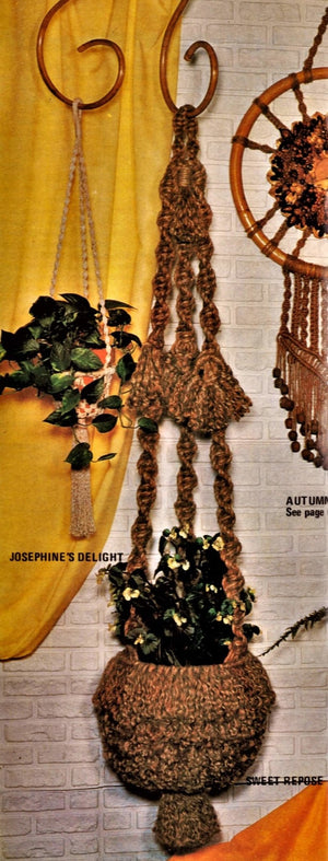 Vintage "Mad About Macrame, No 2" Pattern Book, PDF Book, Instant Download