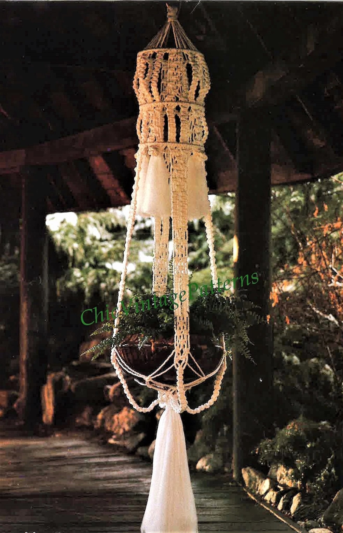 plant hanger garden Macrame Plant Hanger Pattern, Garden Decor, Digital Download