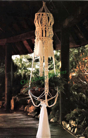 string macrame plant hanger Macrame Plant Hanger Pattern, Garden Decor