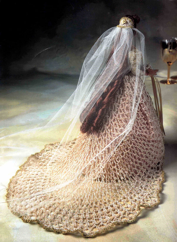 Doll's Crochet Wedding Dress Pattern