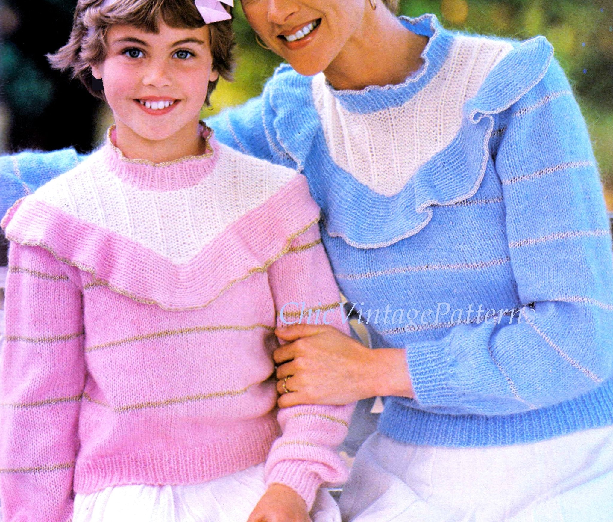 Matching mother and daughter jumpers hot sale