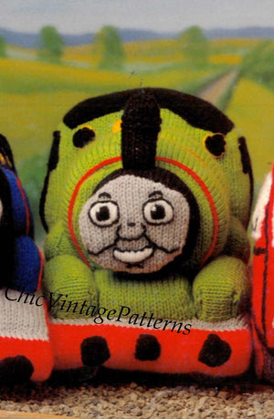 Percy Toy Knitting Pattern, Percy Soft Toy, Instant Download