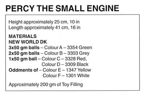 Percy Toy Knitting Pattern, Percy Soft Toy, Instant Download