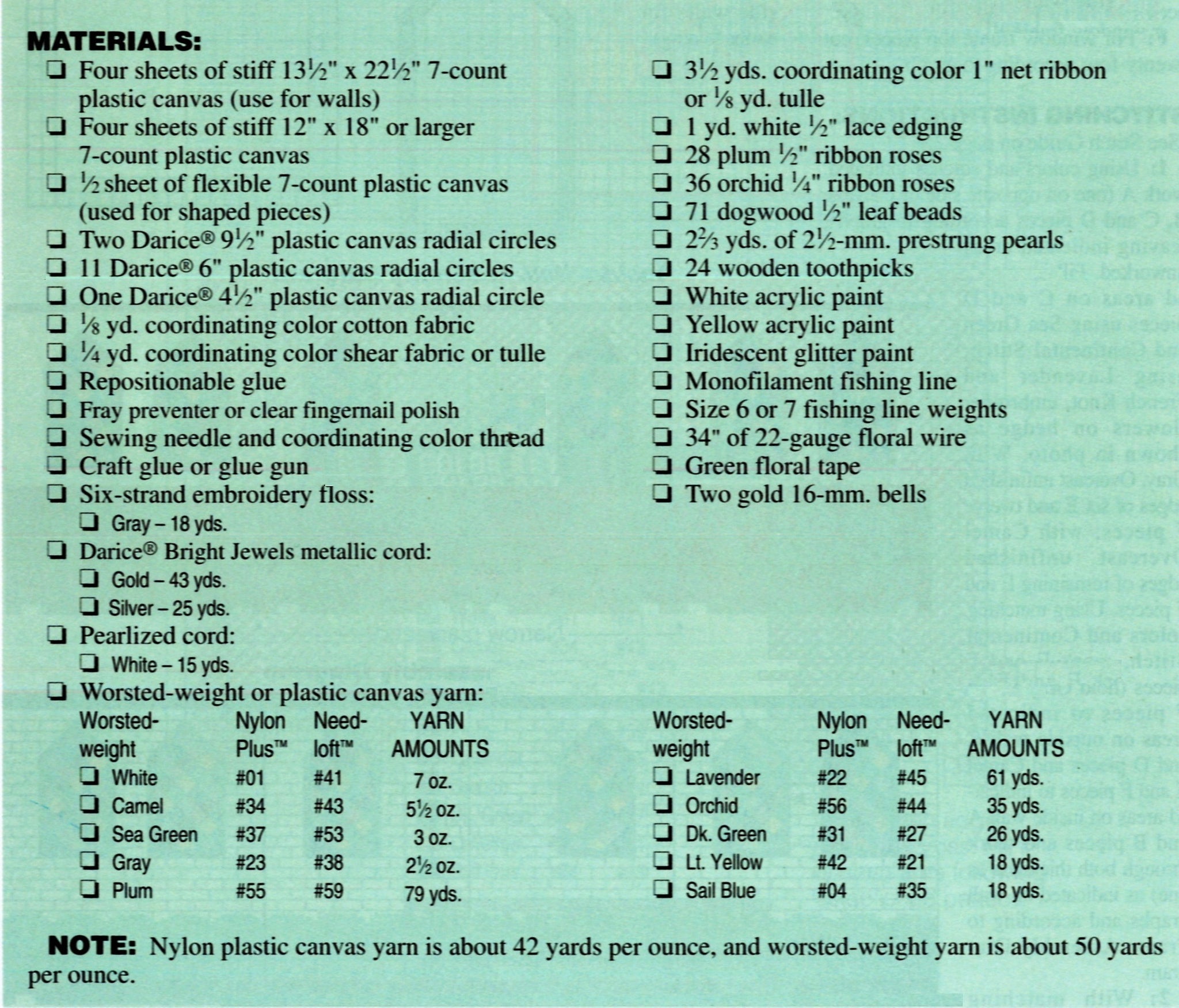 Plastic Canvas Fashion Doll Wedding Chapel Pattern, Instant Download