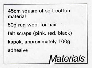 Rag Doll Sewing Pattern, Boy and Girl Doll, Instant Download