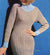 Ladies Knitted Dress Pattern, Ribbed Dress, Stylish, Elegant, Instant Download