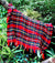 Royal Stewart Tartan Afghan Pattern, Scottish Tartan Crochet Rug, Digital Download
