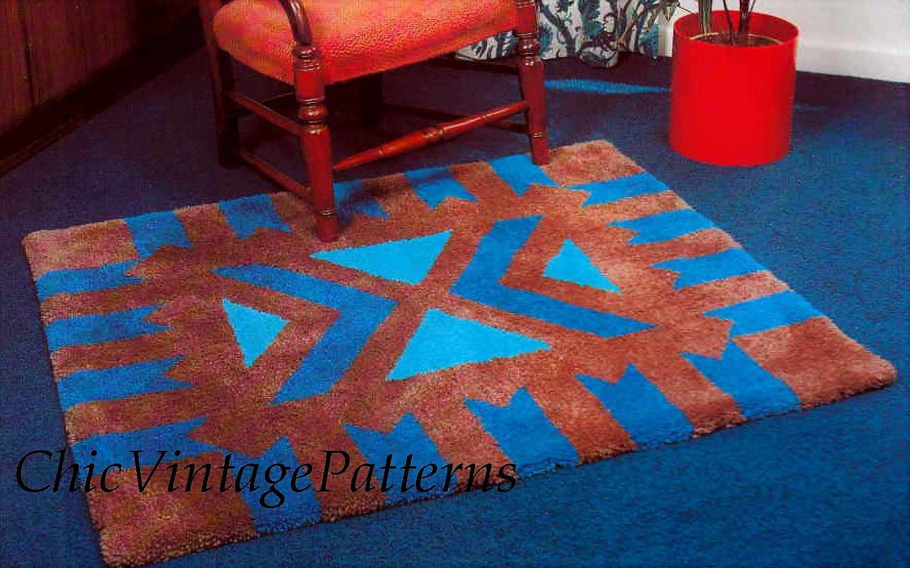 Punch Needle Snowflake Rug Pattern ⋆ Dream a Little Bigger