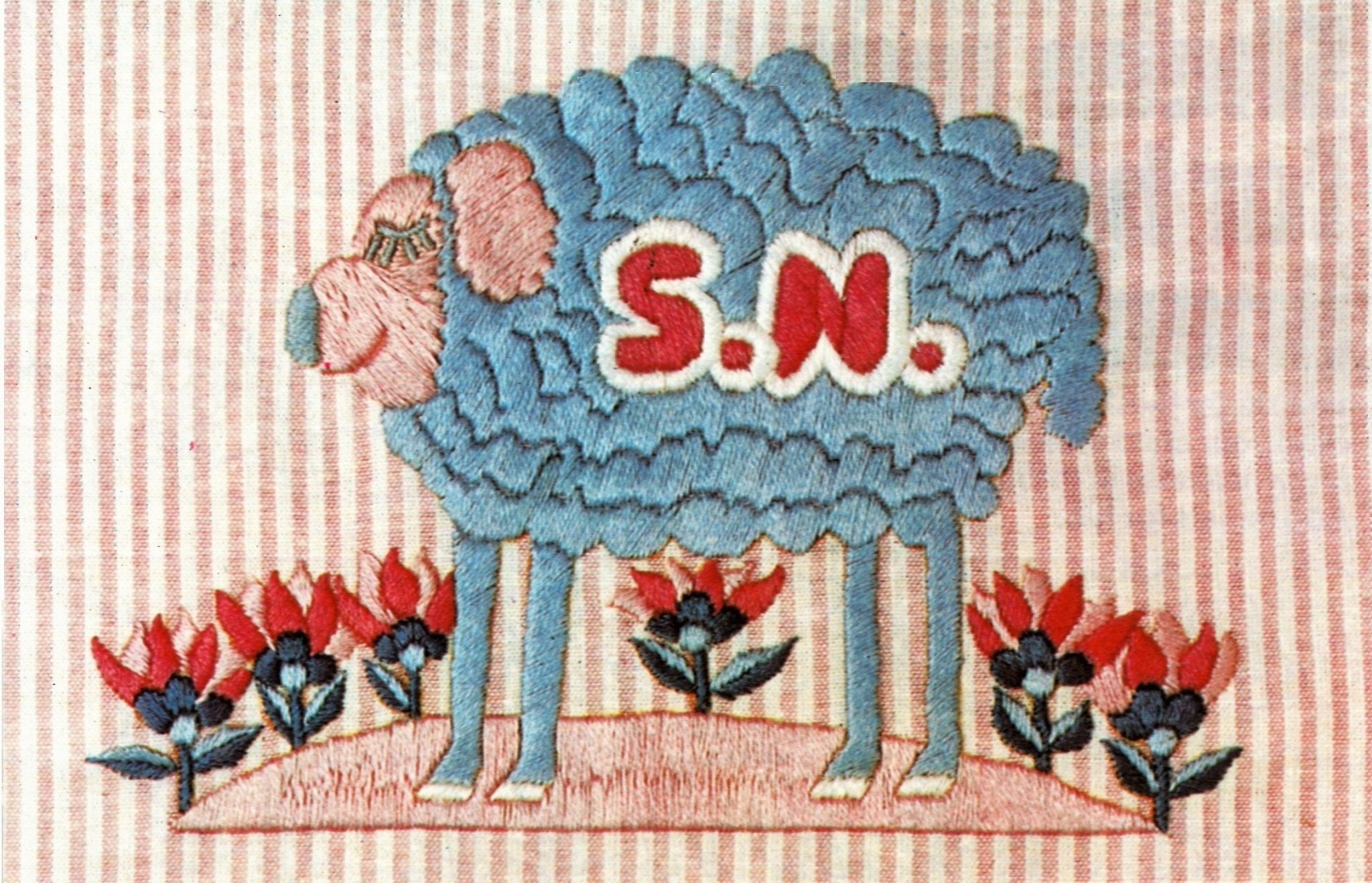 Babies Cot Sheets Embroidery Pattern, Digital Download