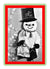 Christmas Snowman Pattern, Craft PDF Pattern, Instant Download