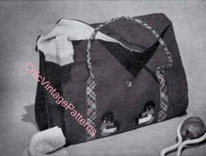 Vintage Stitchcraft Book, April 1949, Instant Download, 9 Patterns