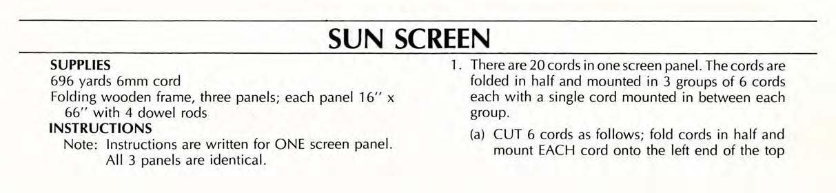 Macrame Folding Screen Pattern, Room Divider, Instant Download