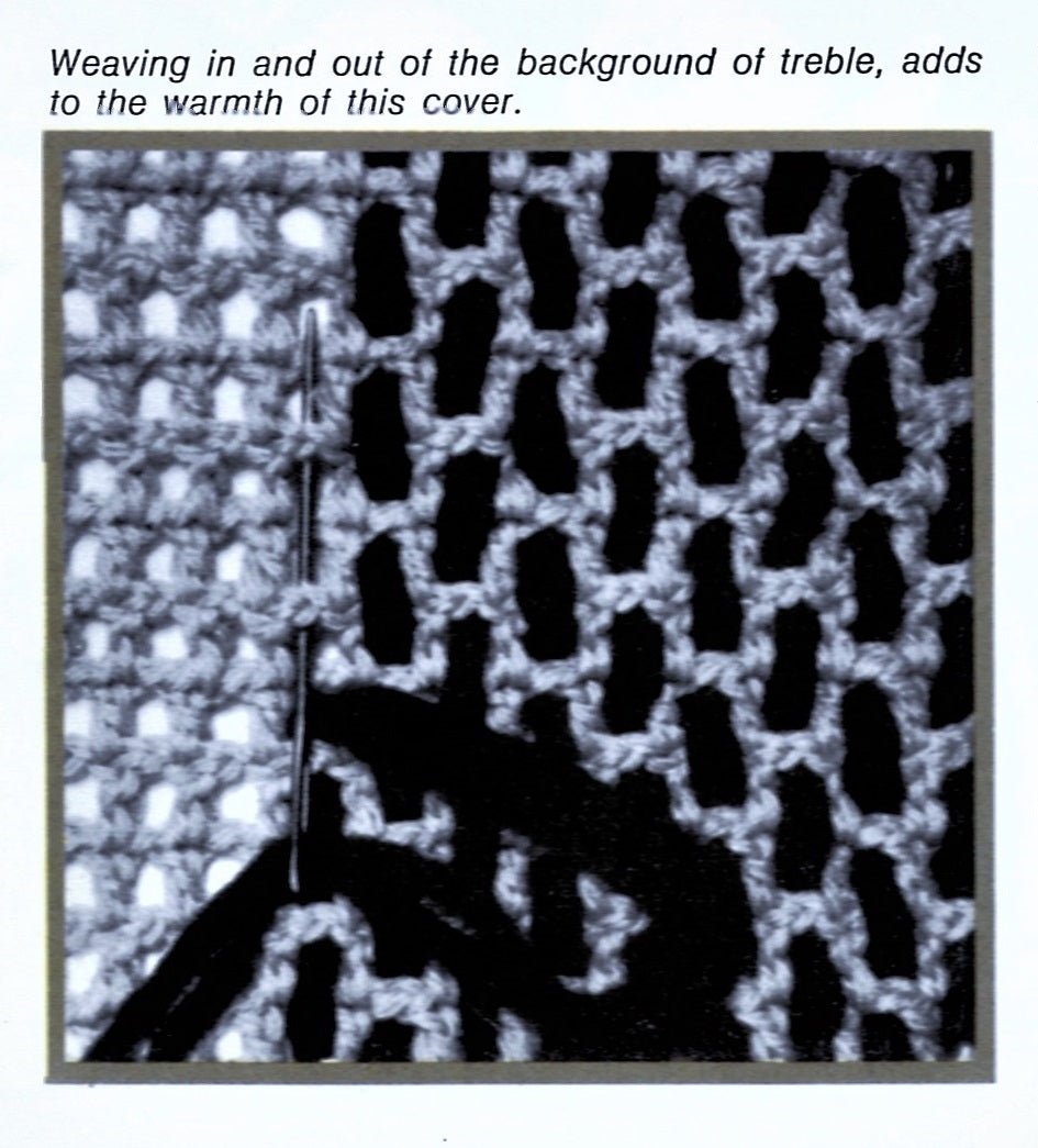 Easy-to-Make Crochet Bed Cover and Cushion Pattern, Instant Download