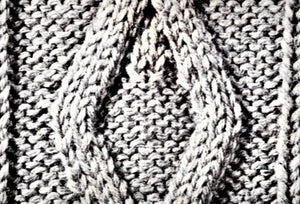 Vintage Sleeveless Vest Knitting Pattern, Cabled Slipover, Instant Download