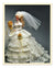 Doll's Crochet Wedding Dress Pattern, 11/2 inch Doll, digital Download