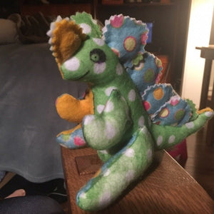 Dinosaur Toy Pattern, Stegosaurus Soft Toy, PDF Sewing Pattern