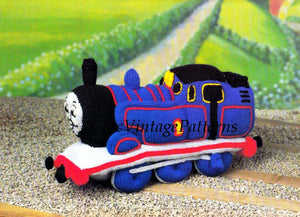 Thomas Toy Knitting Pattern, Thomas The Tank Engine Soft Toy, Instant Download