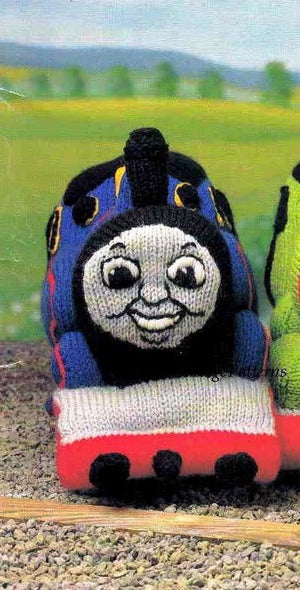 Thomas Toy Knitting Pattern, Thomas The Tank Engine Soft Toy, Instant Download