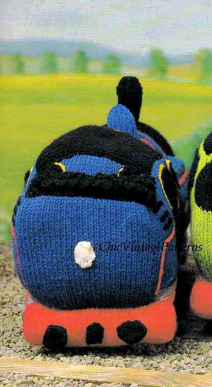 Thomas Toy Knitting Pattern, Thomas The Tank Engine Soft Toy, Instant Download