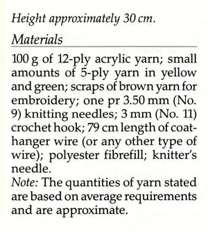 Knitted Kangaroo Pattern, Toy Pattern, Australian Kangaroo, Instant Download