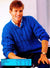 Men's Knitted Sweater Pattern, Textured Pattern, Grandad Vest, Digital Pattern