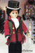Christmas Caroler Doll Pattern, Period Victorian Dolls Clothes, Instant Download