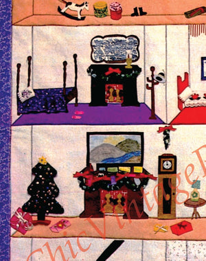 Vintage Doll's House Pattern, Hanging Doll's House, Instant Download