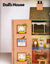 Cardboard Doll's House and Furniture Pattern, No Special Skills Required, Instant Download