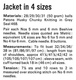 Ladies Knitted Cable Coat Pattern, Long Line Coat, Instant Download