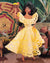 Crochet Doll's Dress Pattern, 11.1/2 inch Doll, Party Dress, Instant Download