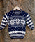 Knitted Fair Isle Sweaters, Father and Child Jumpers, Digital Pattern
