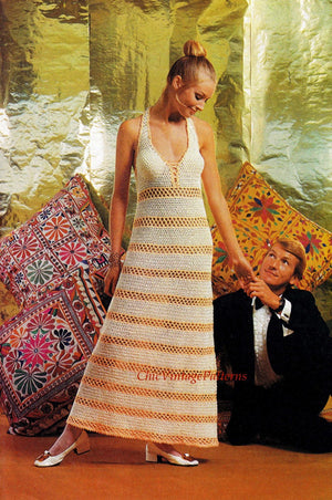 crochet evening dress pattern free 15 Crochet Dresses