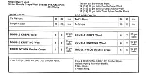 Retro Swimsuit Pattern, Crochet Shorts, Bra and Waistcoat, Instant Download