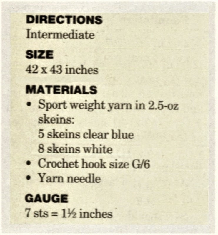 Crochet Baby Blanket Pattern, Ocean Waves Design, Instant Download