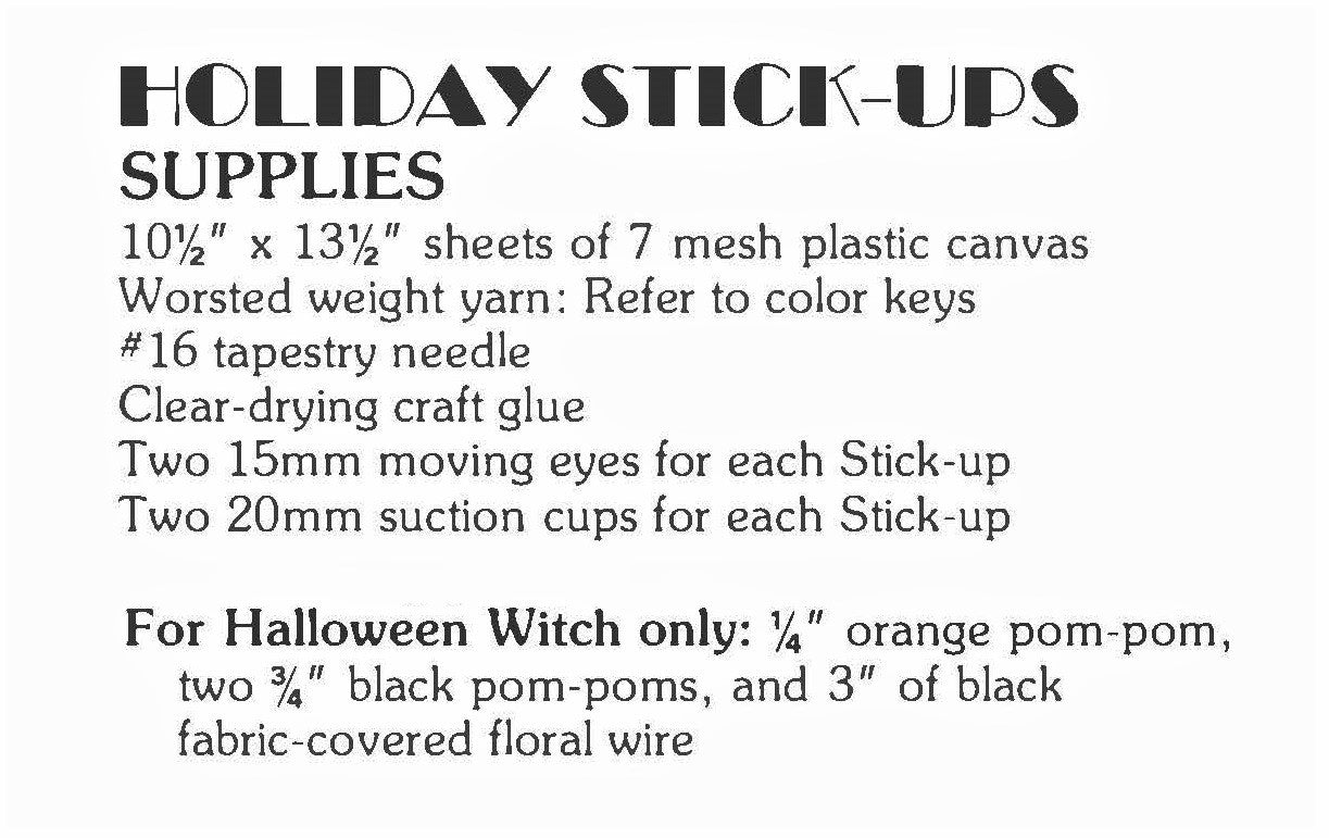 Plastic Canvas Halloween Witch Pattern, Instant Download